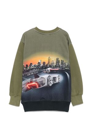 green cotton sweatshirt MOLO KIDS | 1W24J2013709